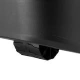 22 Gallon Black Wheeled Plastic Storage Trunk D2354