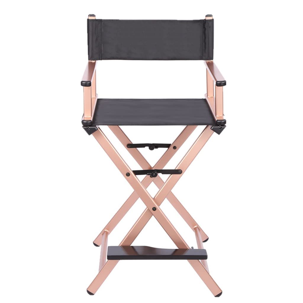 Portable Rose Gold Aluminum Folding Makeup Chair I883