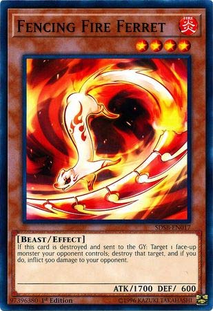Yu-Gi-Oh! Fencing Fire Ferret Common 1st Edition P9894
