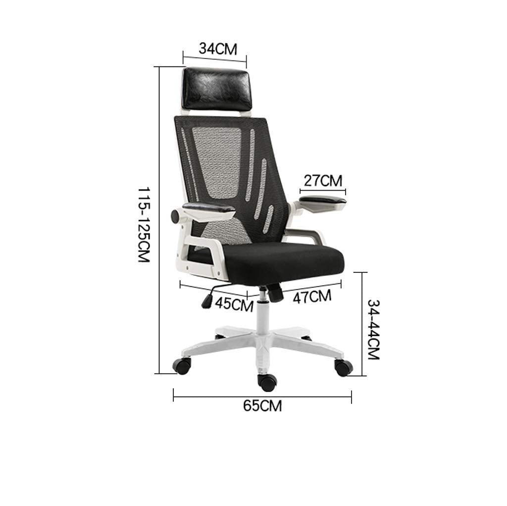 Ergonomic Mesh Office Chair with Tilt Function and Position Lock, Orange M63453
