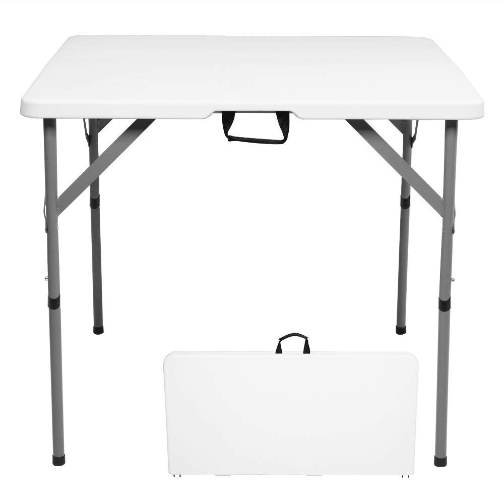 34 inch White Folding Plastic Table G5895