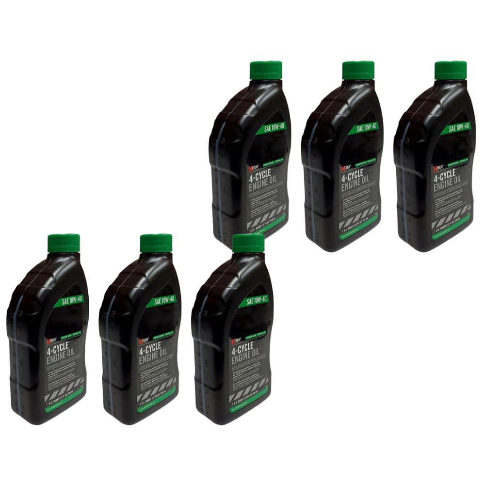 6 Pack SAE 10W-40 4-Cycle Engine Oil V354045