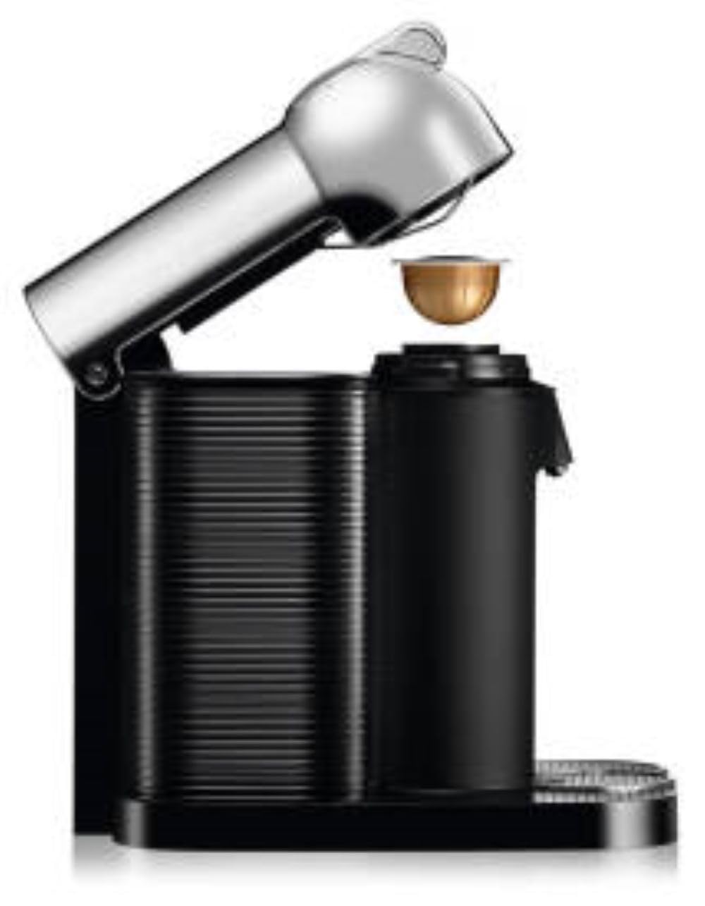 Chrome Coffee and Espresso Maker with Milk Frother J545426