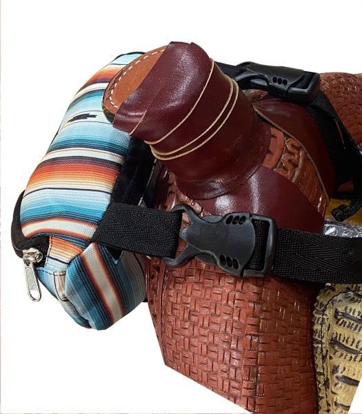Southwest Print Insulated Nylon Saddle Pouch L6165
