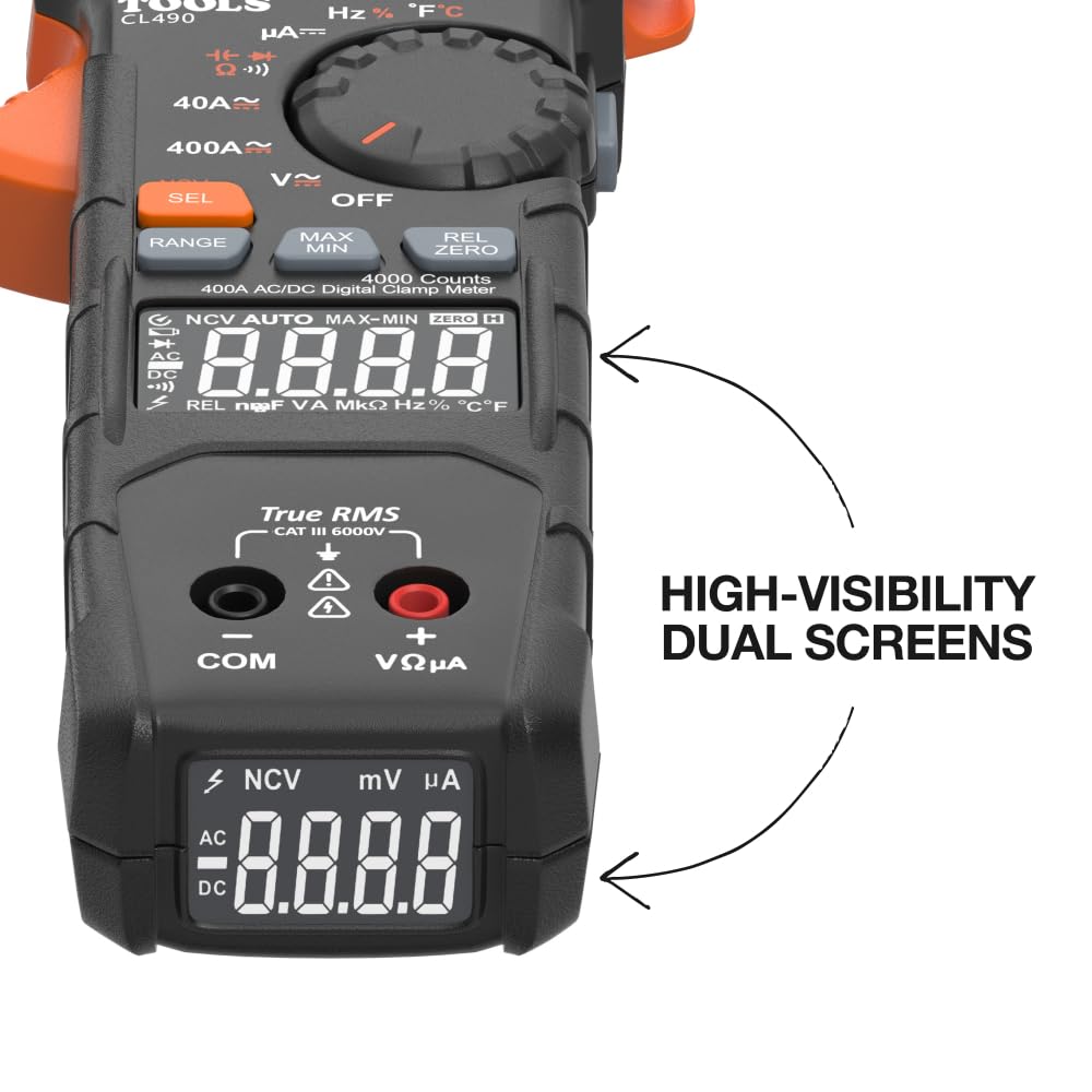 AC/DC Digital Clamp Meter with TRMS F30100
