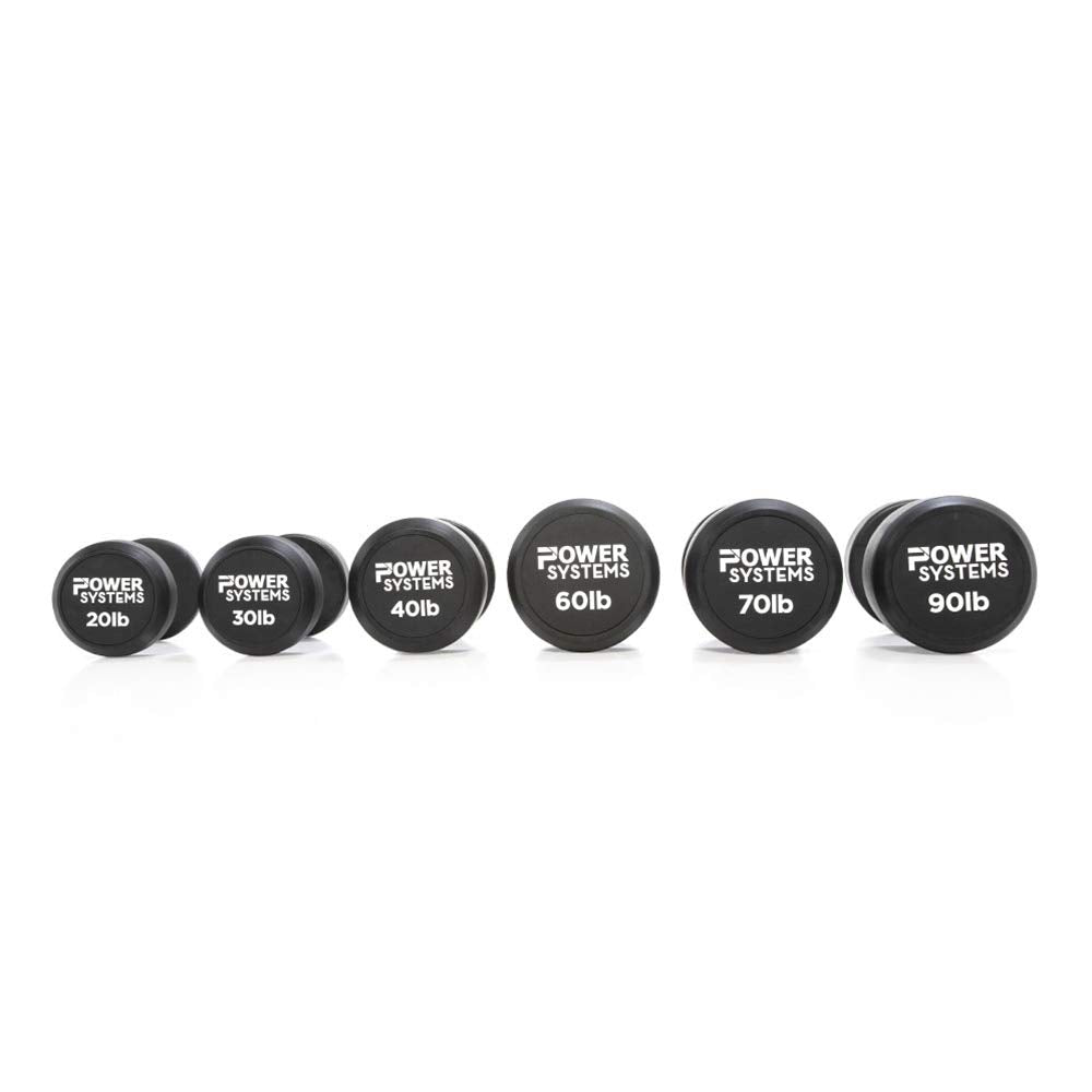 Round Rubber Dumbbell Pairs C996