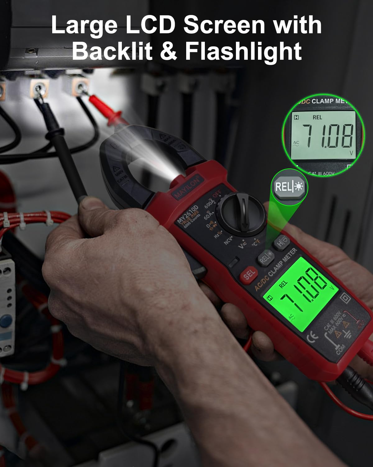 Digital Clamp Meter TRMS 6000 Counts E5796