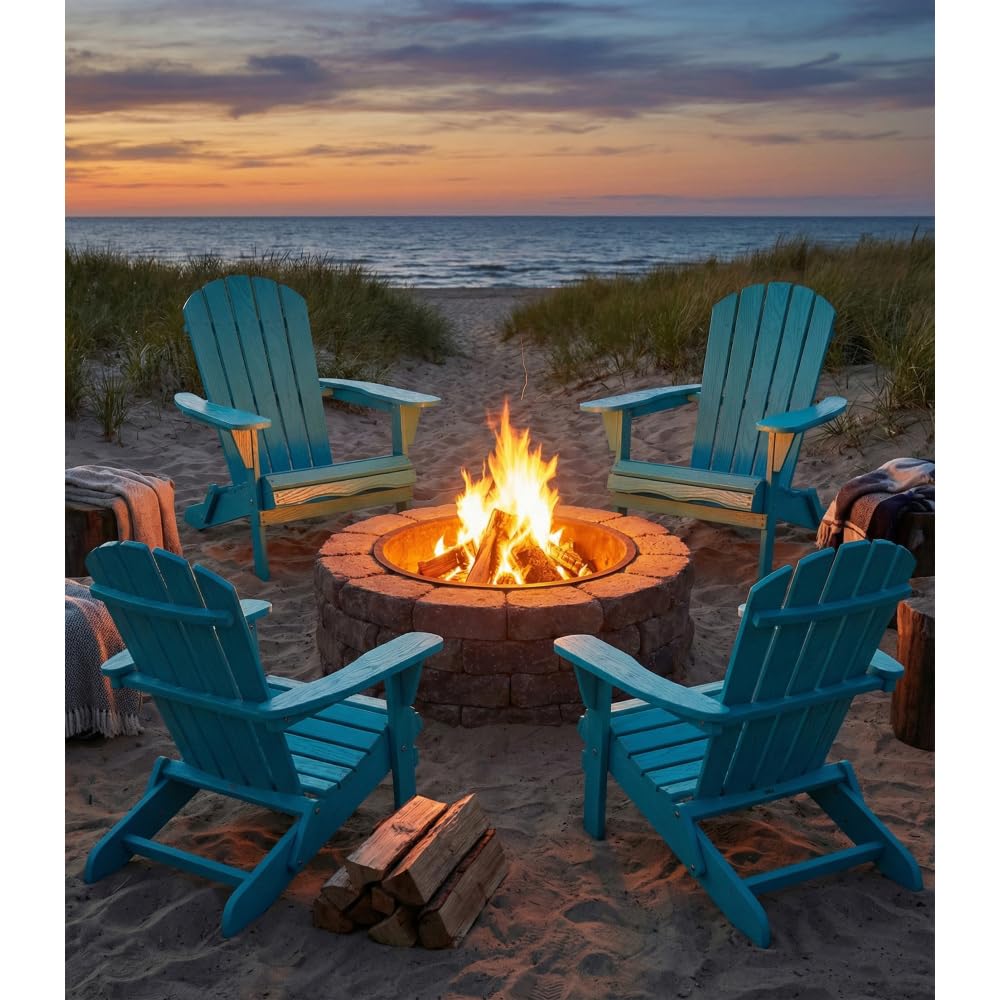 Folding Wooden Adirondack Chair M85333