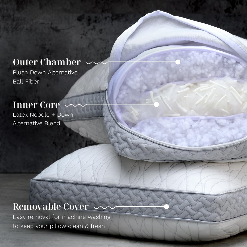 King Dual Chamber Pillow 2-Pack N189