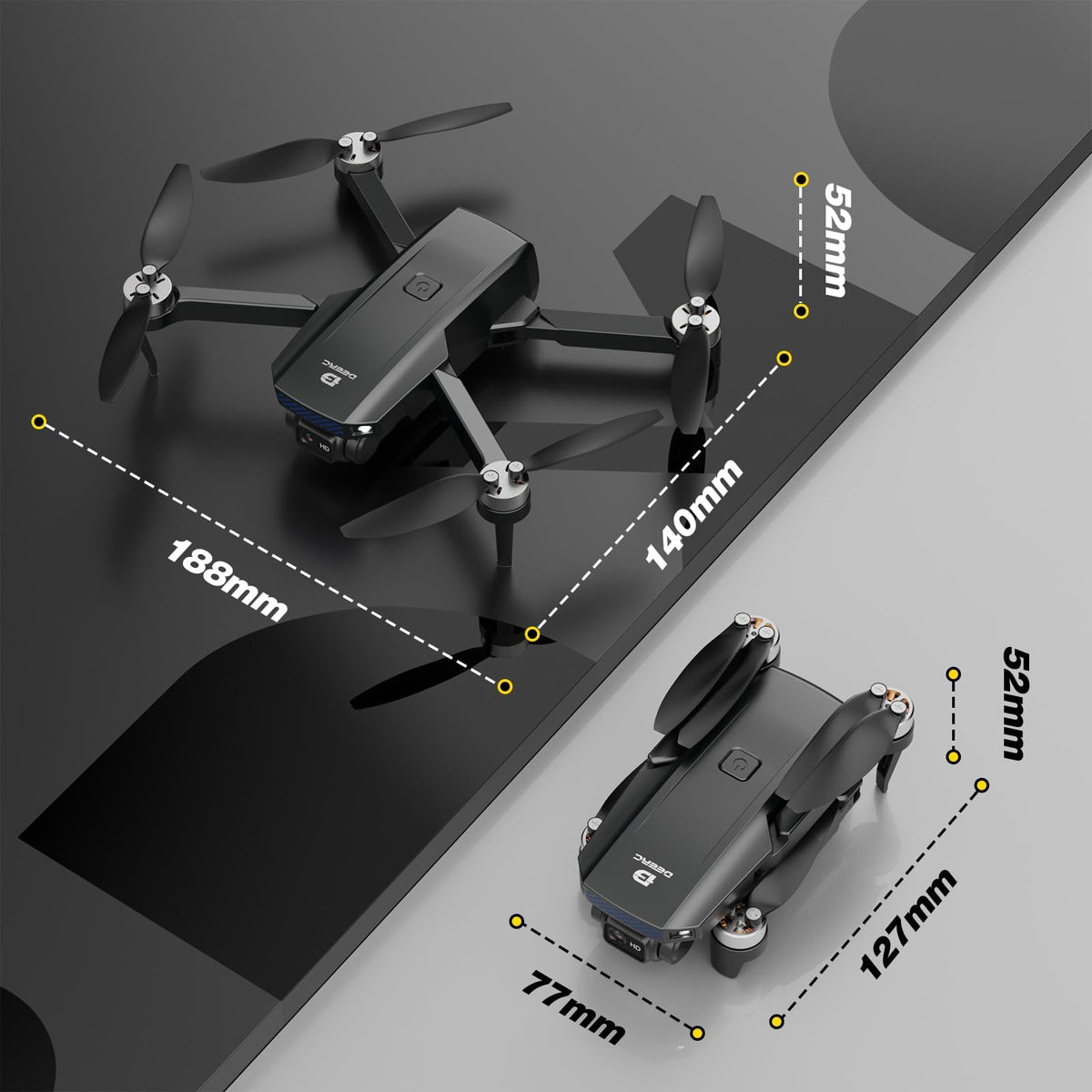 Camera Drone with 2 Batteries X28676