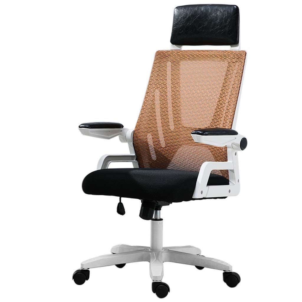 Ergonomic Mesh Office Chair with Tilt Function and Position Lock, Orange M63453