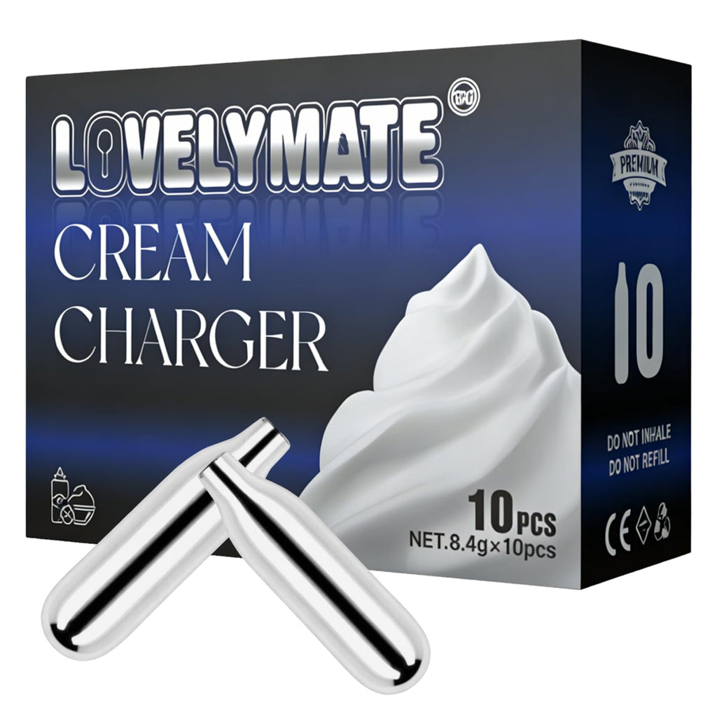 8g Whipped Cream Charger 10 Pack Stainless Steel V57285