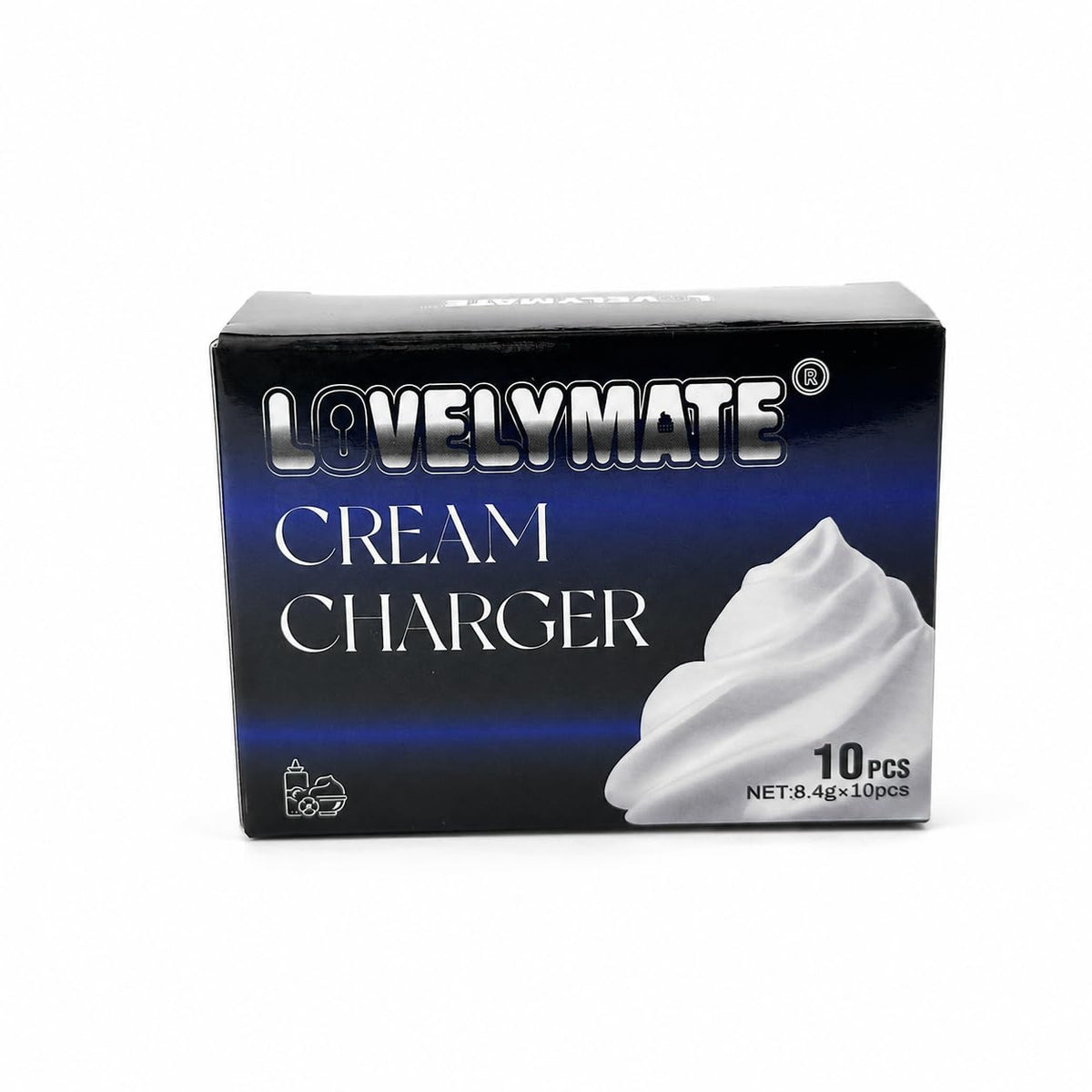8g Whipped Cream Charger 10 Pack Stainless Steel V57285