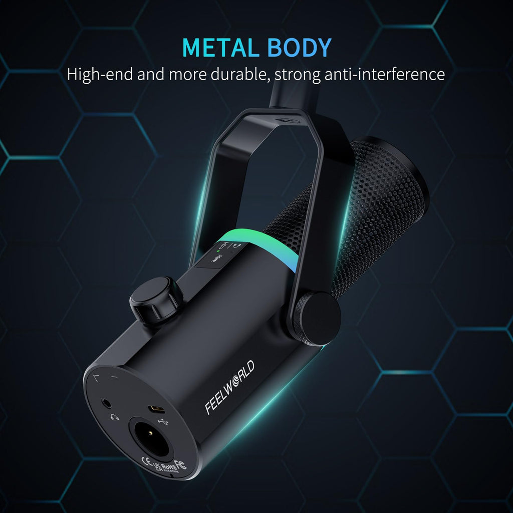 Black Metal Dynamic Microphone D7740