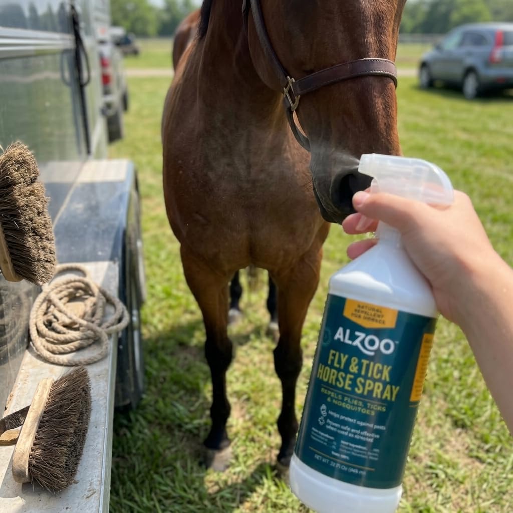 Plant-Based Fly and Tick Horse Spray 32 Fl. Oz. (Pack of 2) E7798