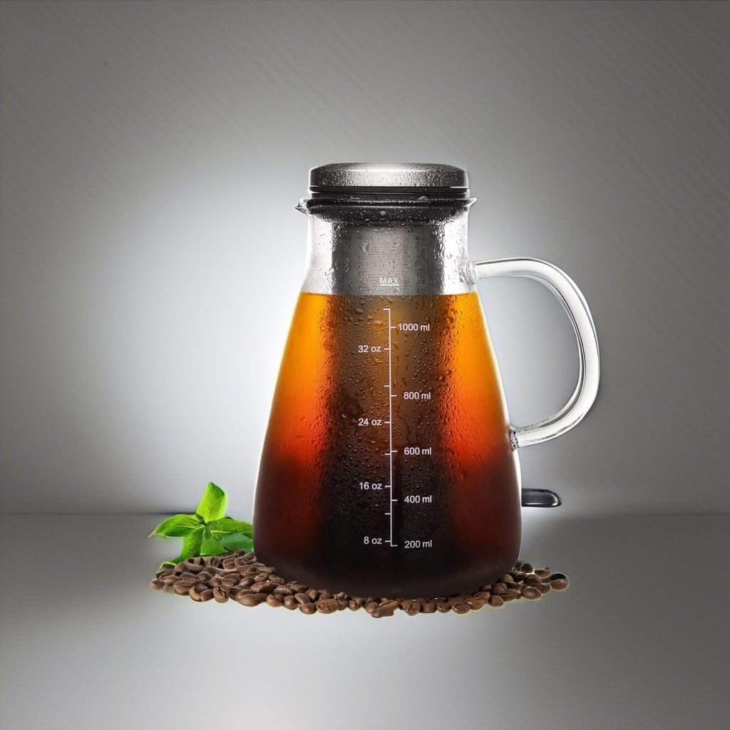34oz Cold Brew Iced Coffee Maker with Stainless Steel Filter K5022