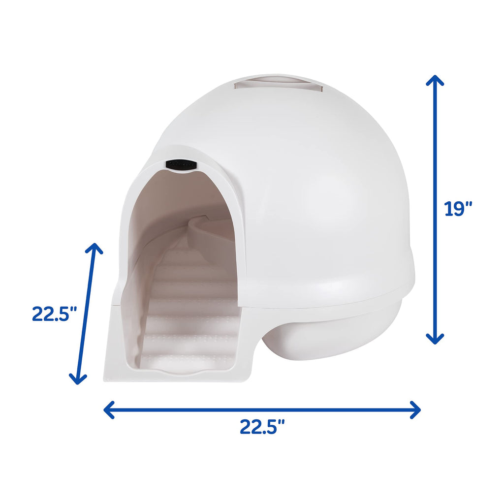 Pearl White Cat Litter Box Z549
