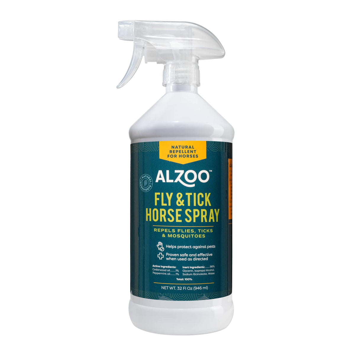 Plant-Based Fly and Tick Horse Spray 32 Fl. Oz. (Pack of 2) E7798