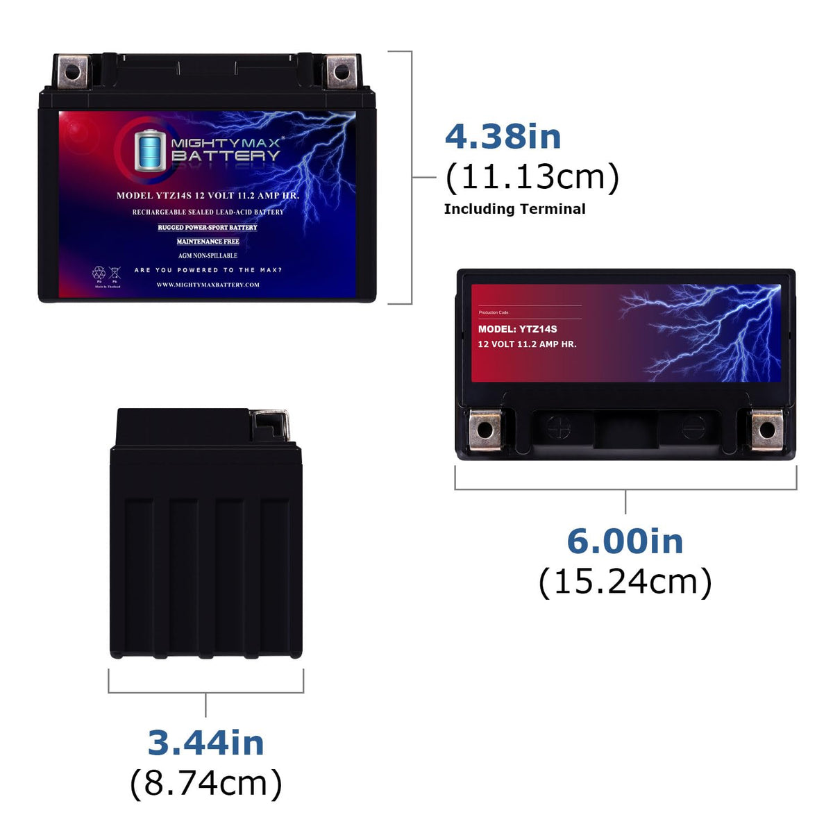 12V 11.2Ah Replacement Battery Z834