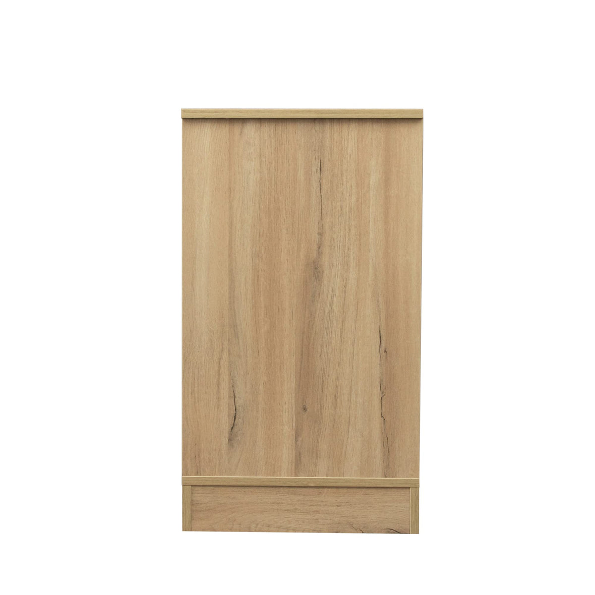 Rustic Oak Wood TV Stand with Sliding Barn Door Z824