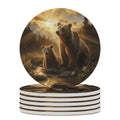 Black Bear Ceramic Coasters Set of 4 E9904
