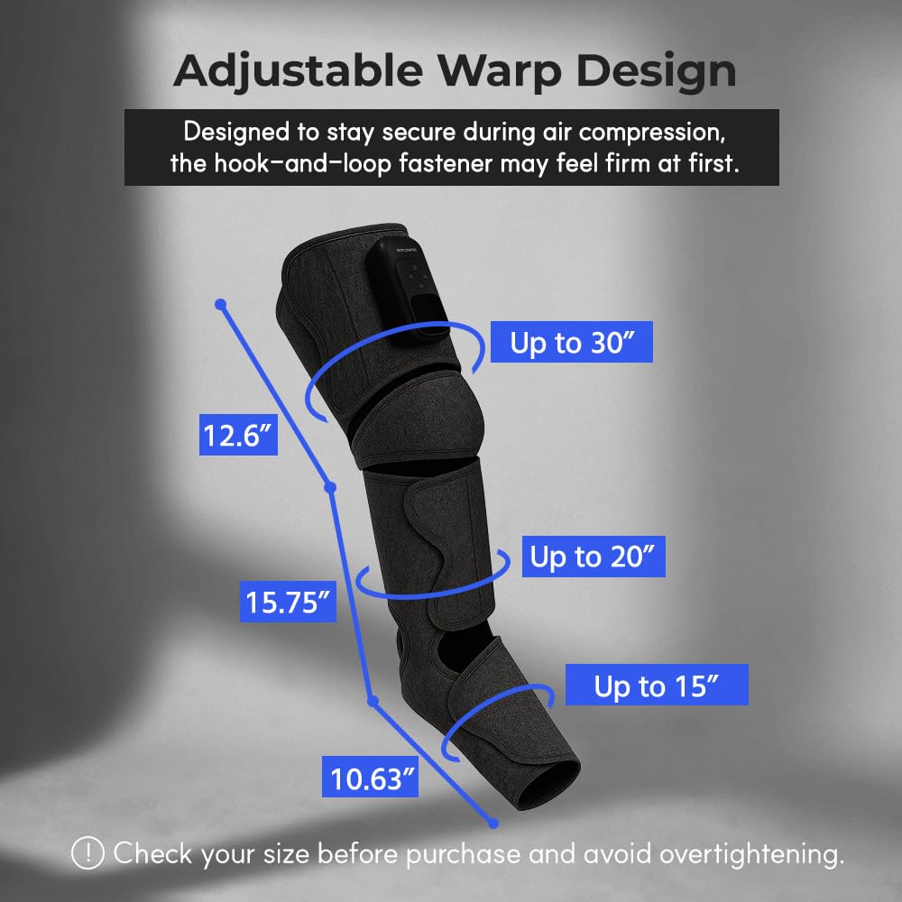 Cordless Full Leg Massager with Knee & Sole Heat K939