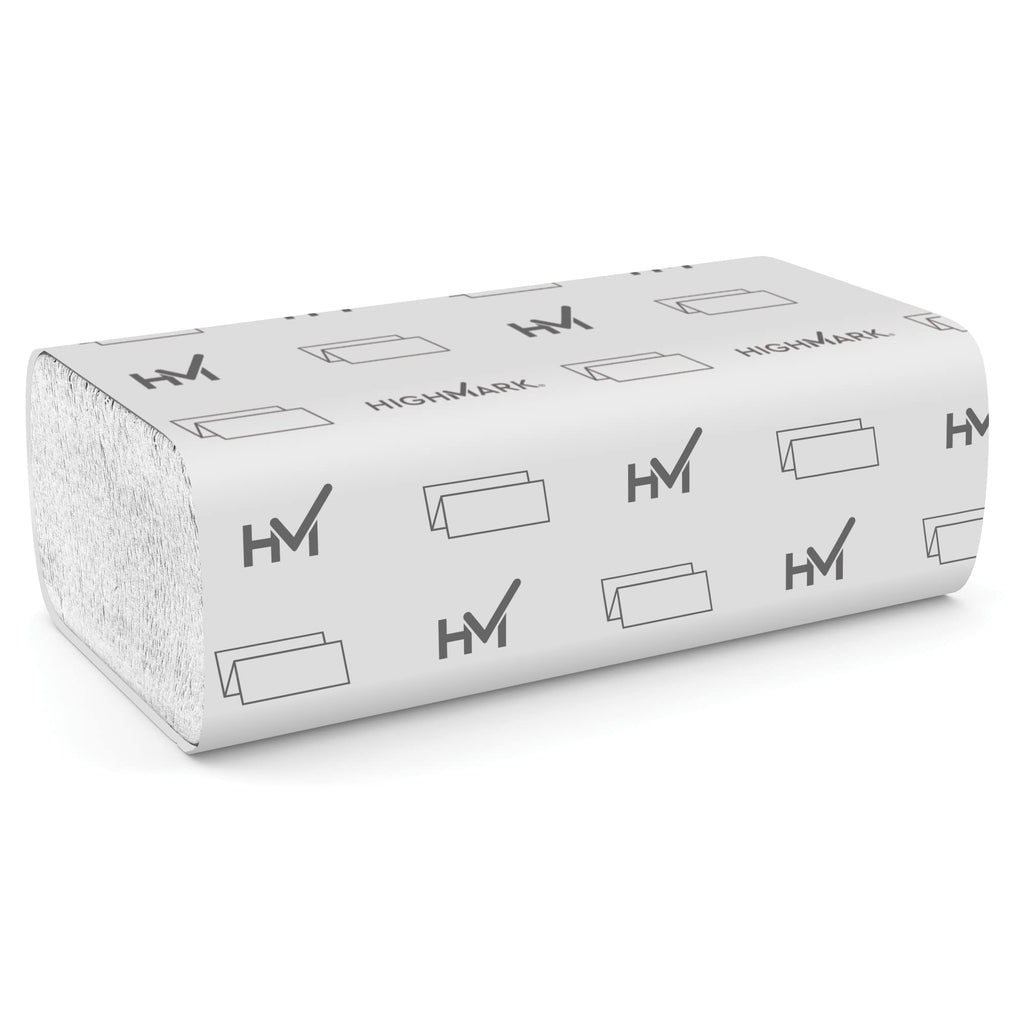 1-Ply White Recycled Paper Towels, 250 Sheets, 16 Packs A54589
