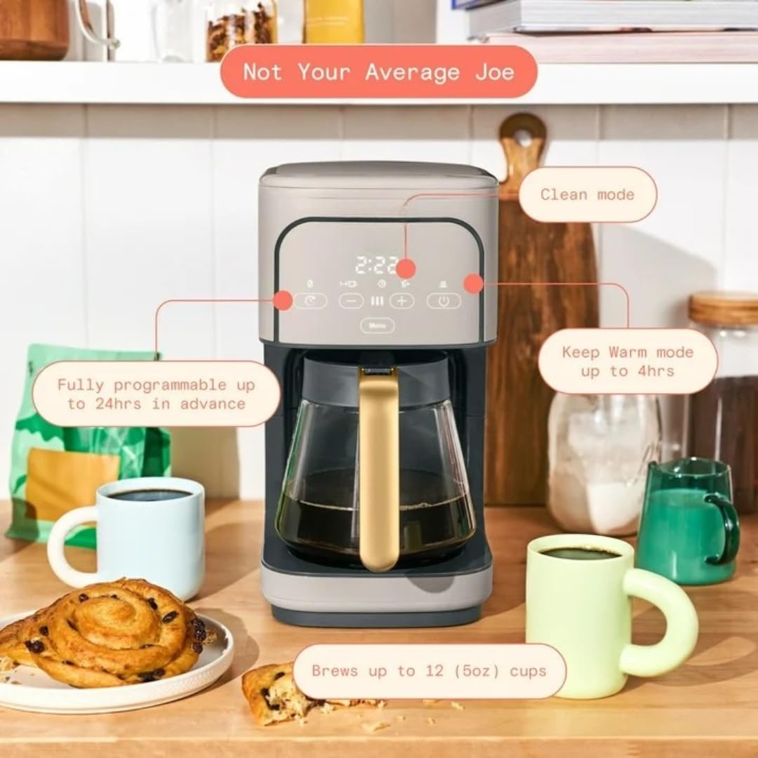 Programmable 12-Cup Coffee Maker with Touch Controls S1776
