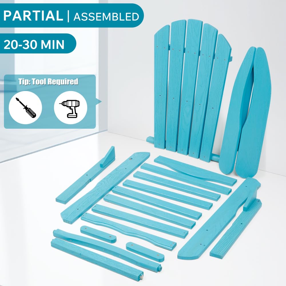 Folding Wooden Adirondack Chair M85333