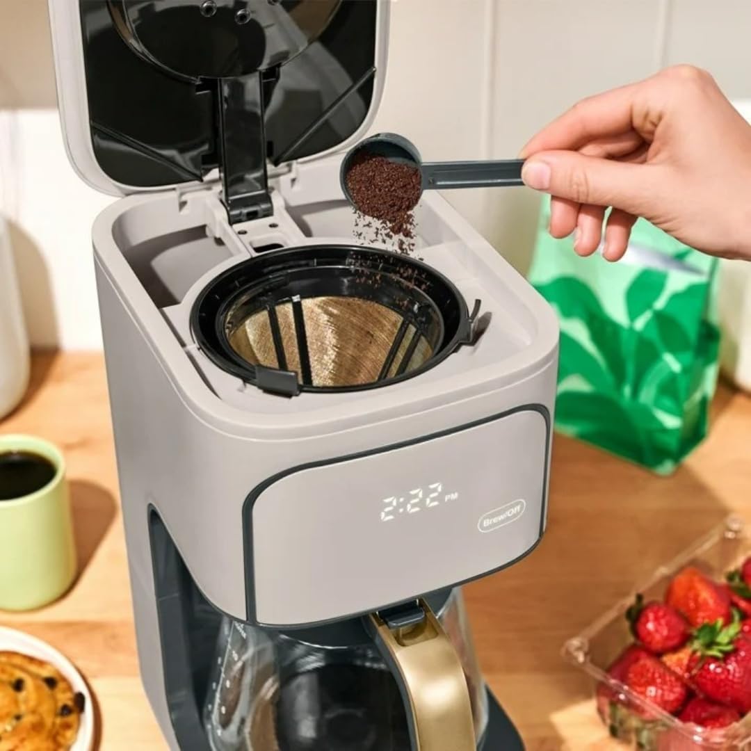 Programmable 12-Cup Coffee Maker with Touch Controls S1776