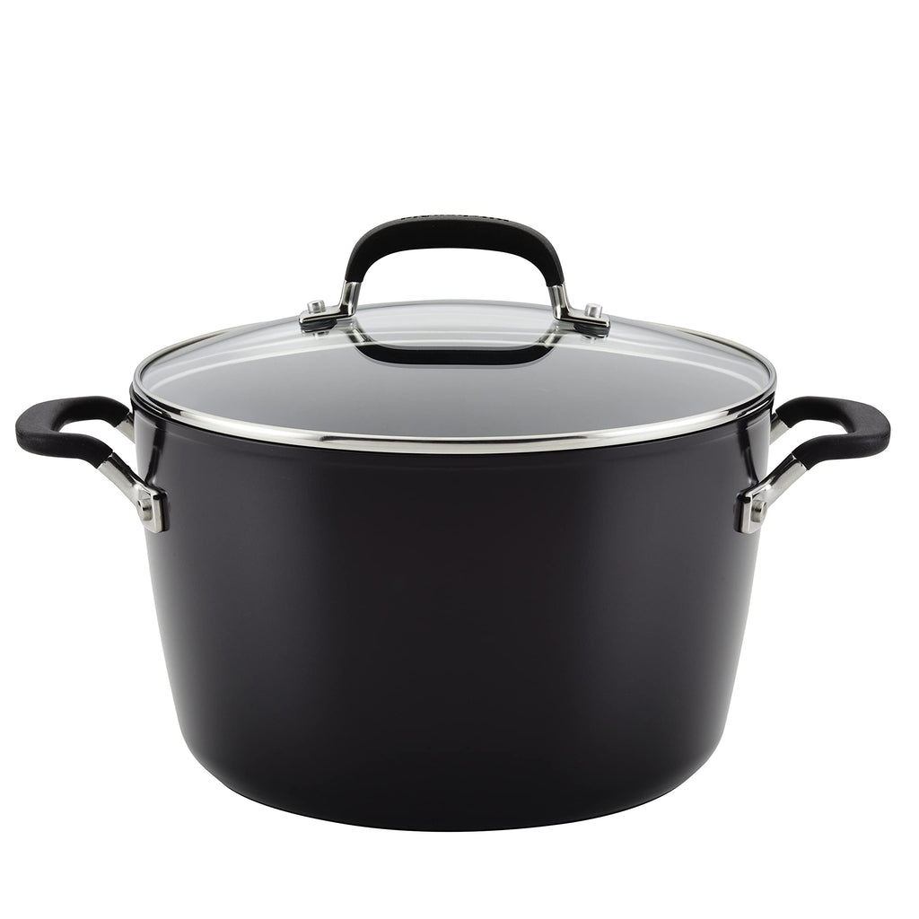 Hard Anodized Nonstick 8-Quart Stock Pot with Lid O76795