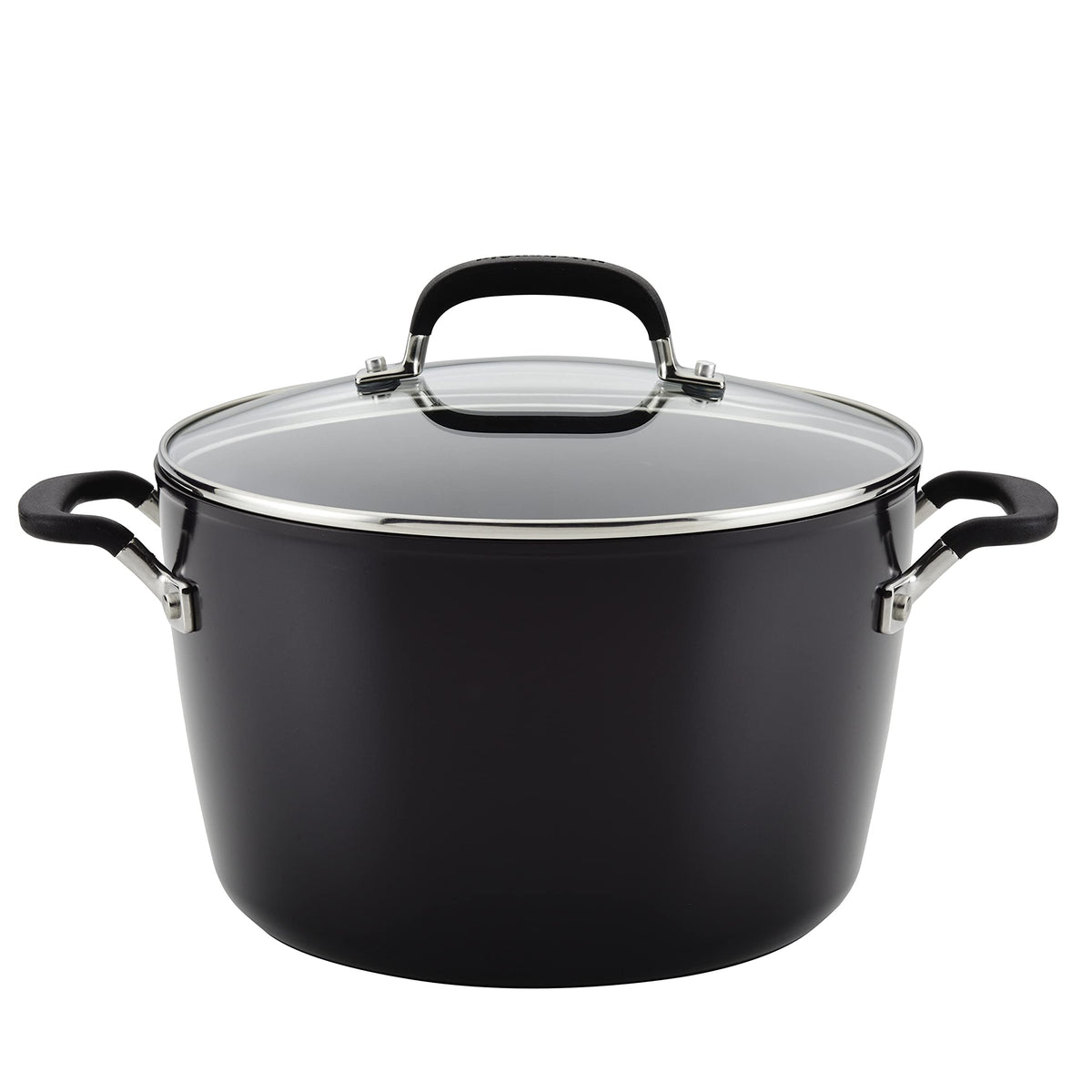 Hard Anodized Nonstick 8-Quart Stock Pot with Lid O76795