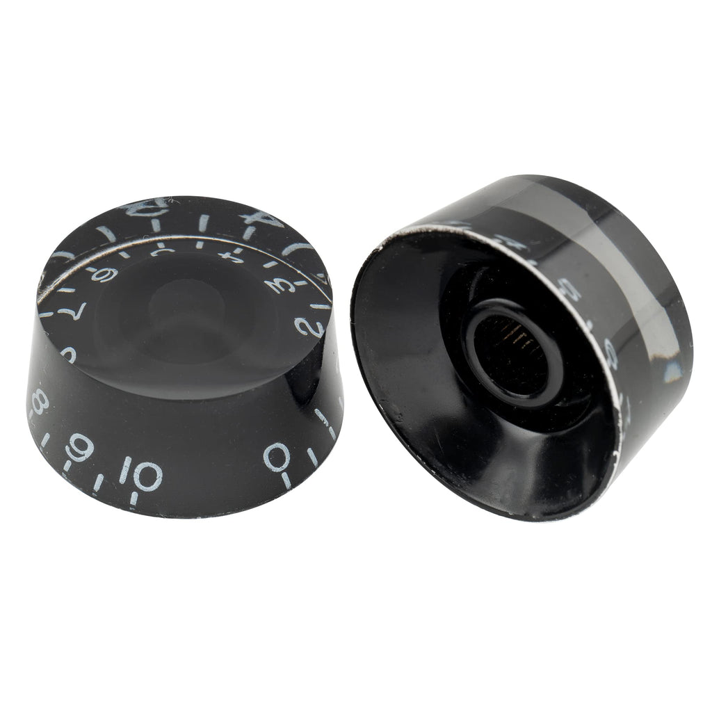 Black 4Pcs Guitar Knobs A430