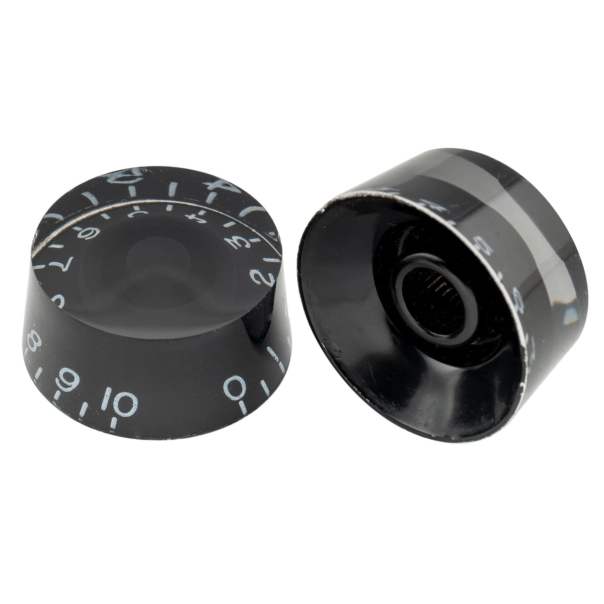 Black 4Pcs Guitar Knobs A430