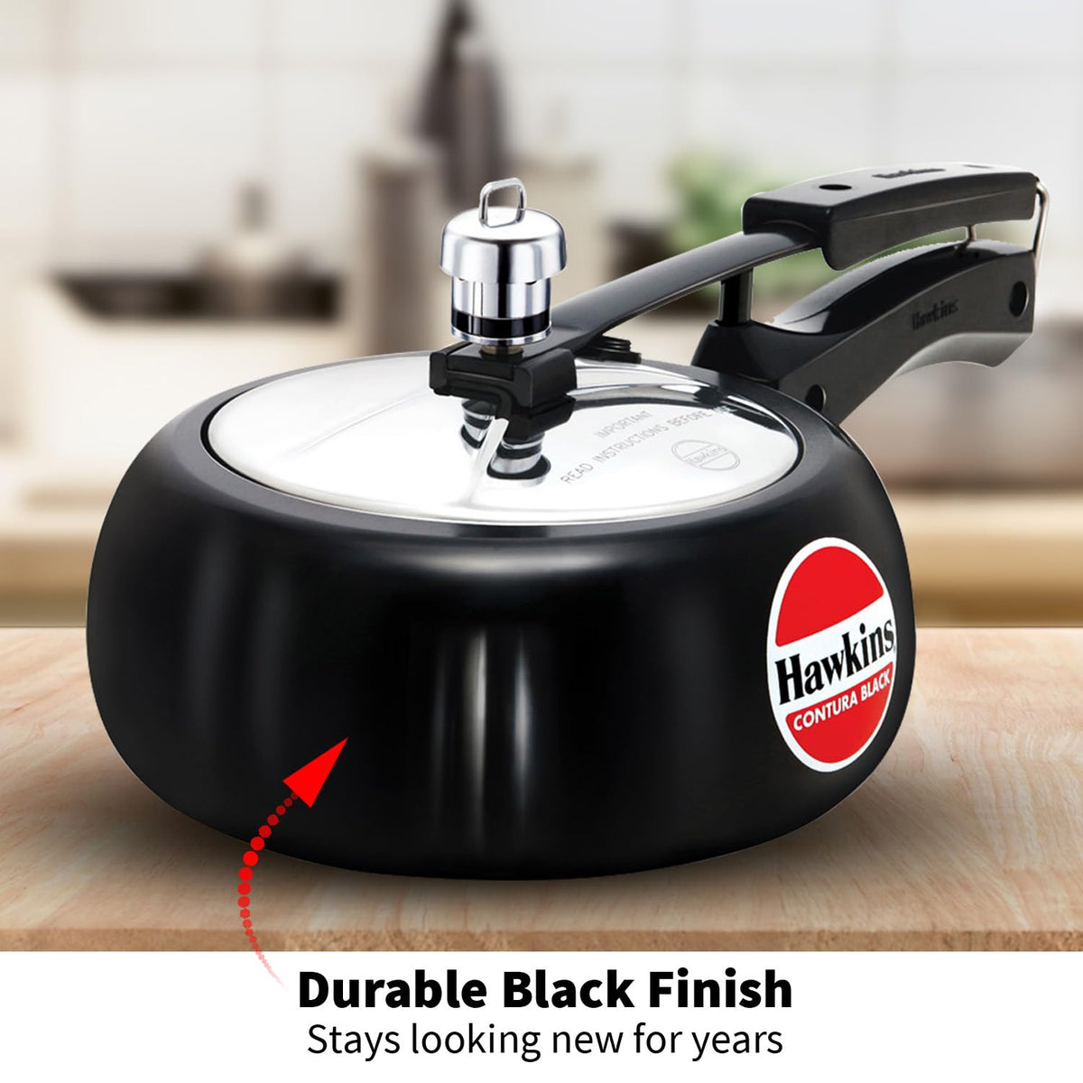 Hard Anodised 2-Liter Pressure Cooker I69770