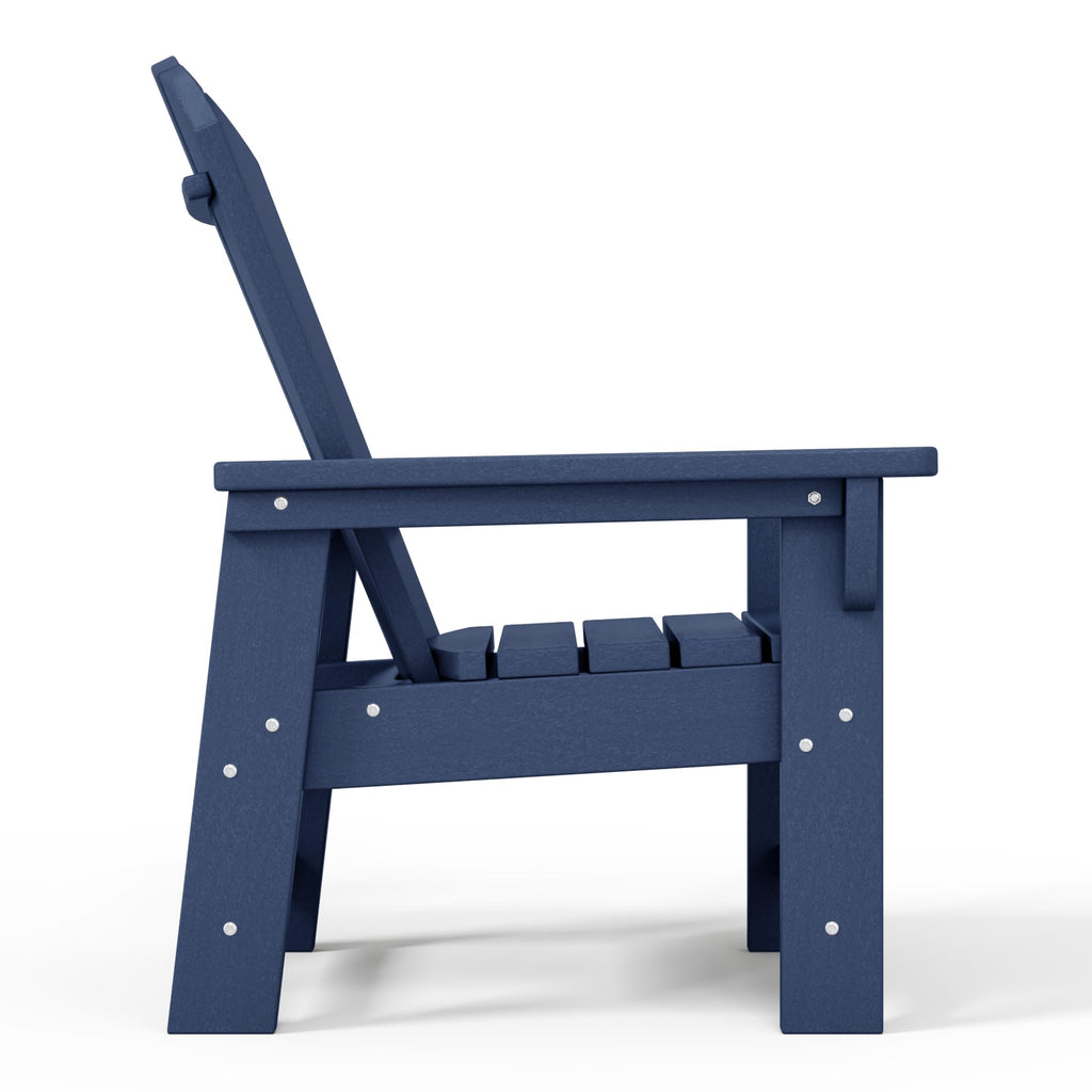 Navy Blue HDPE Adirondack Chair Z961078