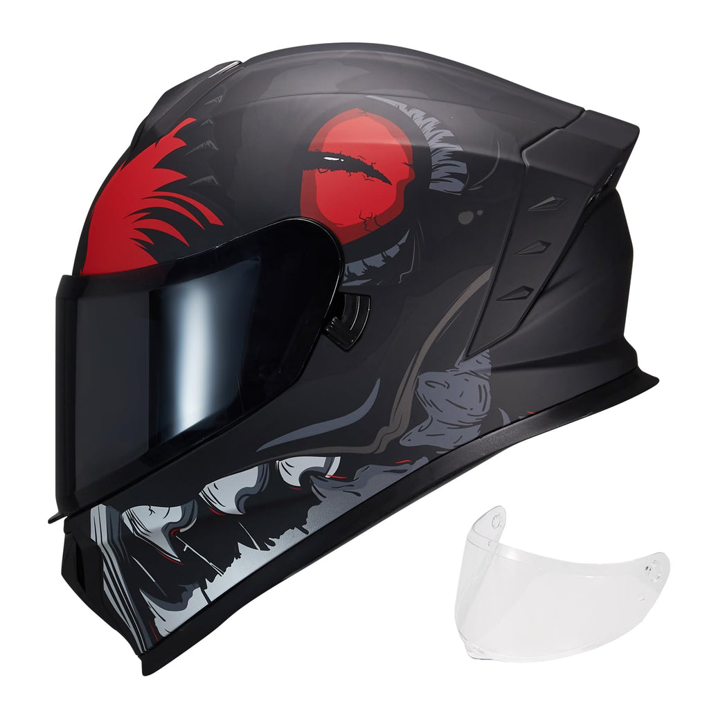 Full Face Dual Visor Motorcycle Helmet A515