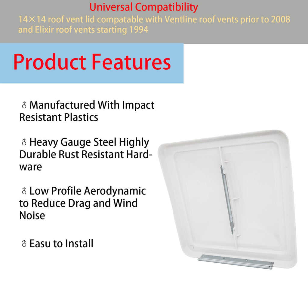 14" x 14" Roof Vent Cover 2 Pack H802216