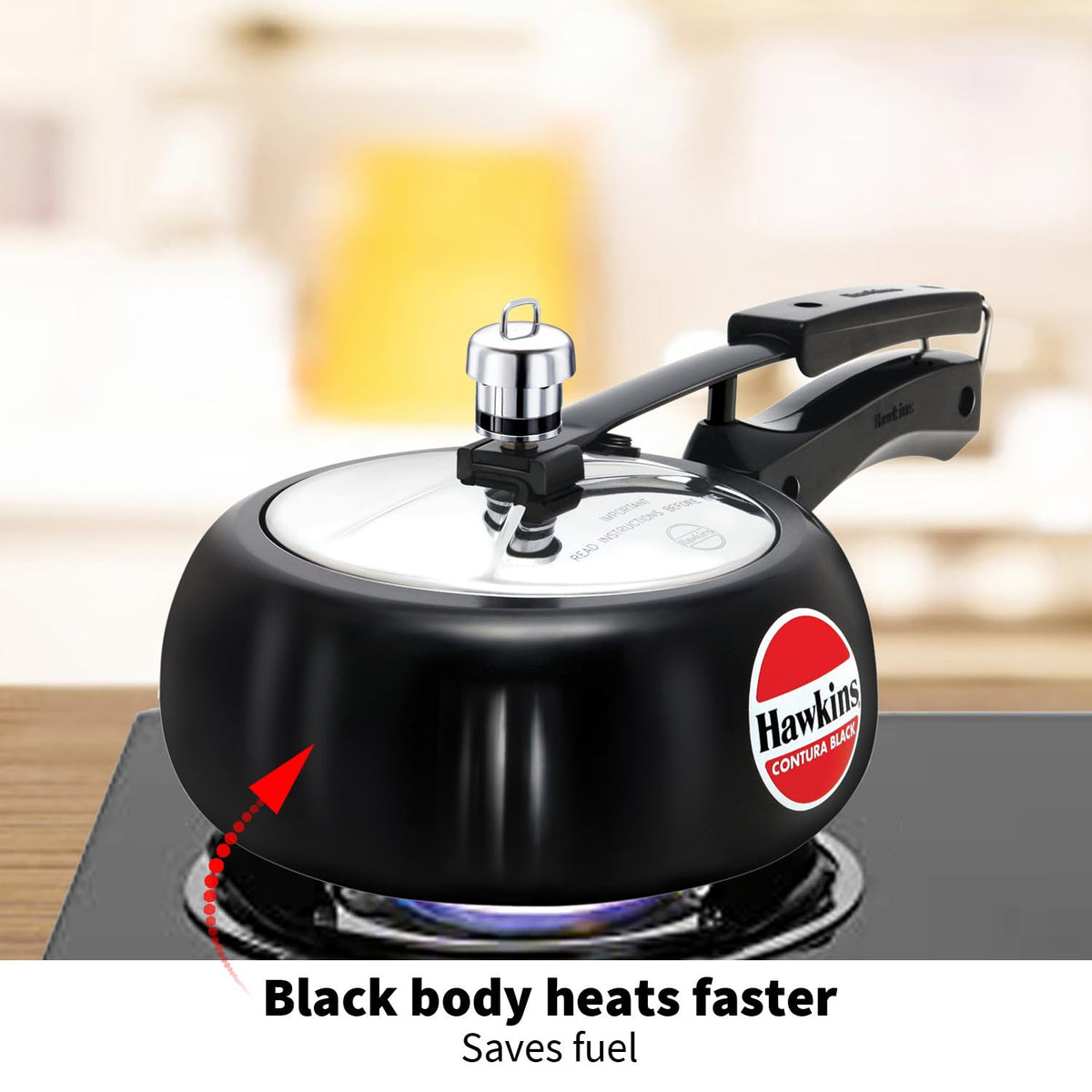 Hard Anodised 2-Liter Pressure Cooker I69770