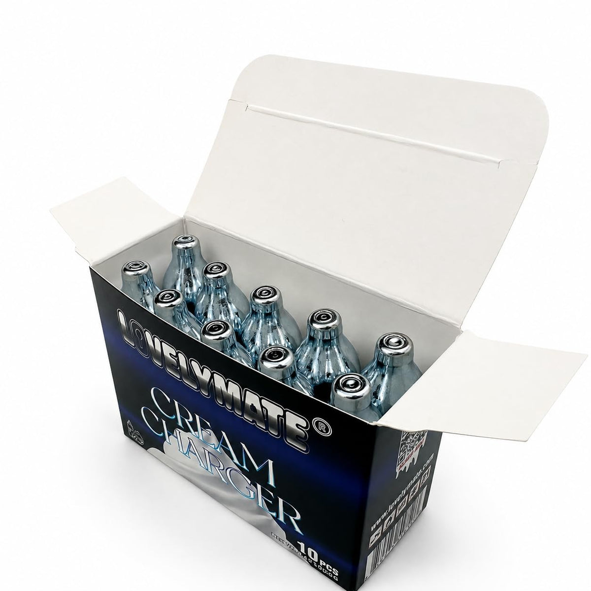 8g Whipped Cream Charger 10 Pack Stainless Steel V57285