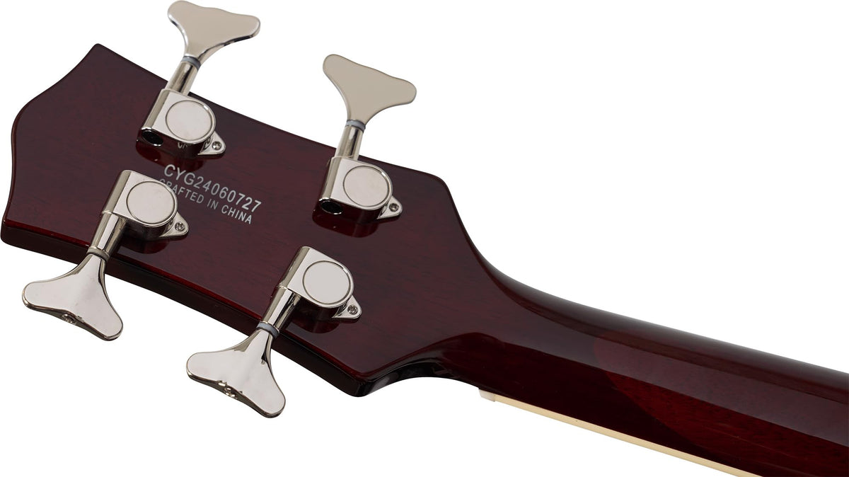 Walnut Stain Short-Scale Electric Bass Guitar M8127