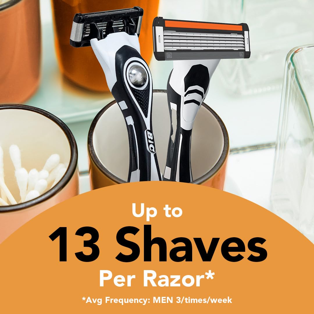 5-Blade Refillable Razors with 7 Cartridges S186