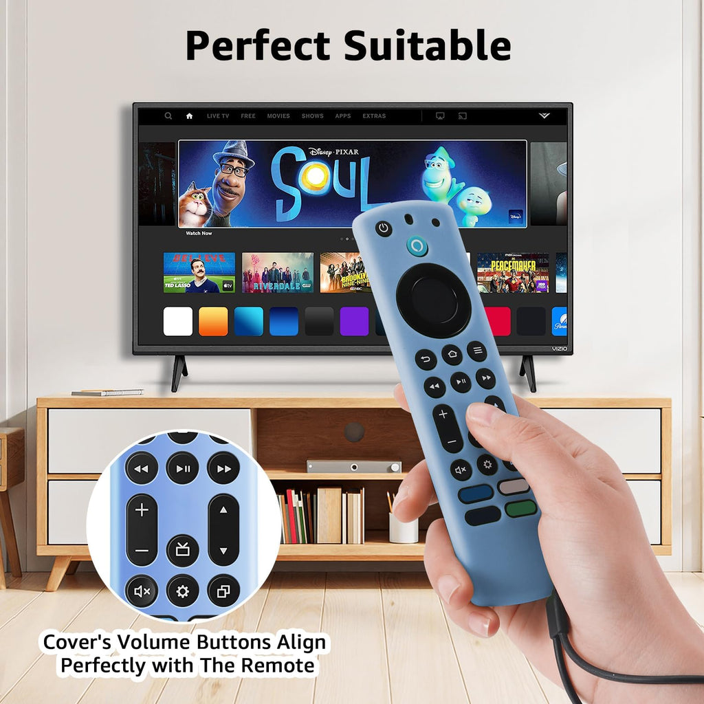Silicone Remote Cover Glow in The Dark with Lanyard S186