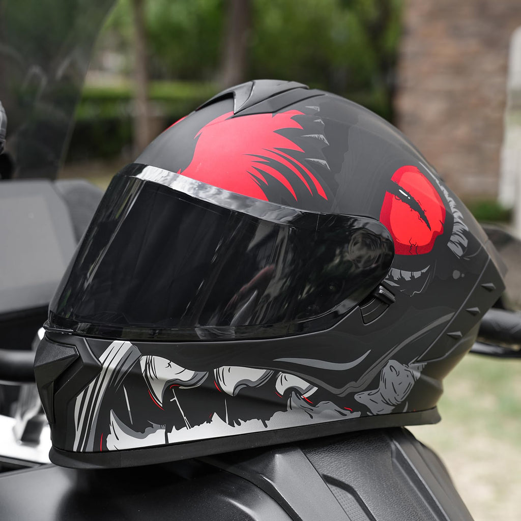 Full Face Dual Visor Motorcycle Helmet A515