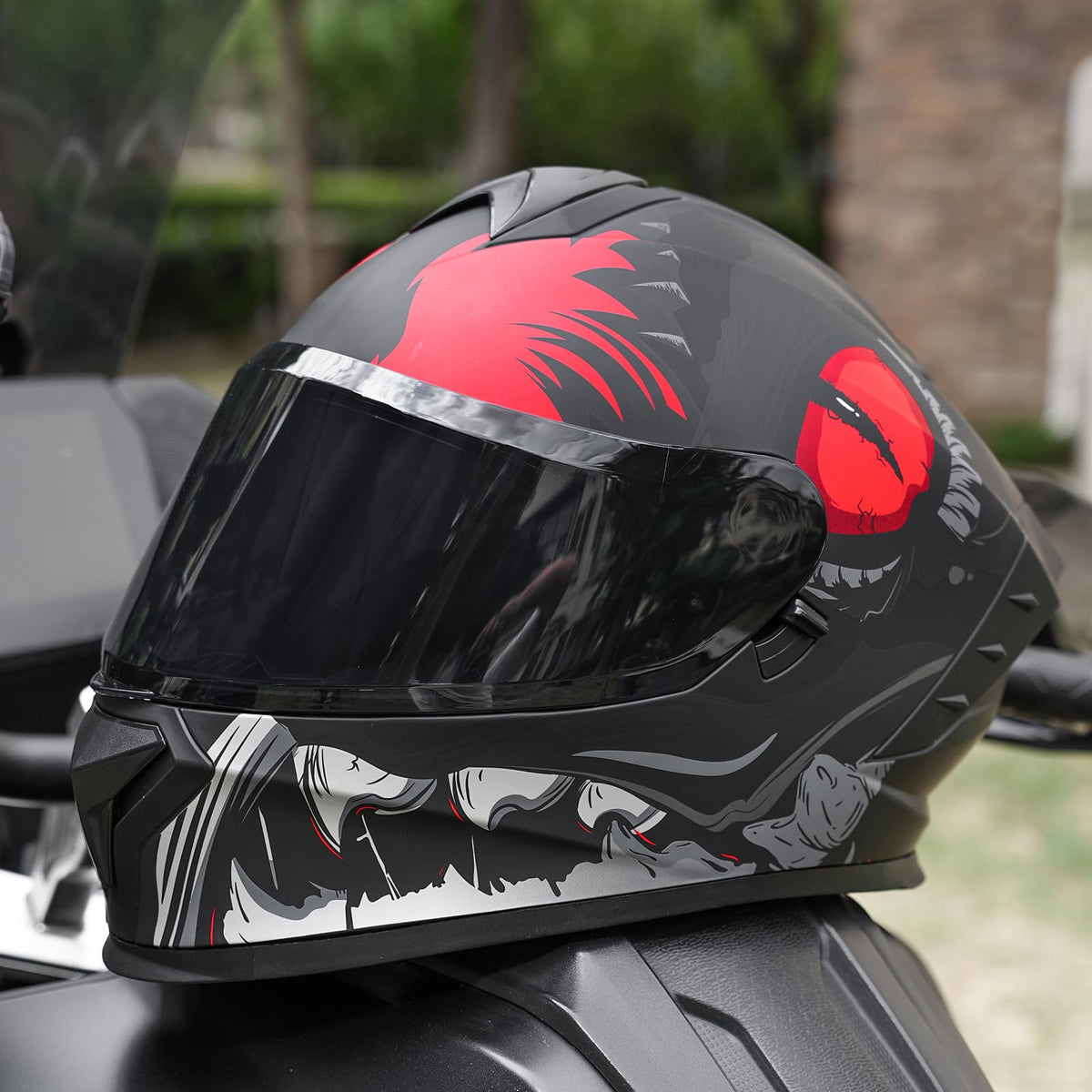 Full Face Dual Visor Motorcycle Helmet A515
