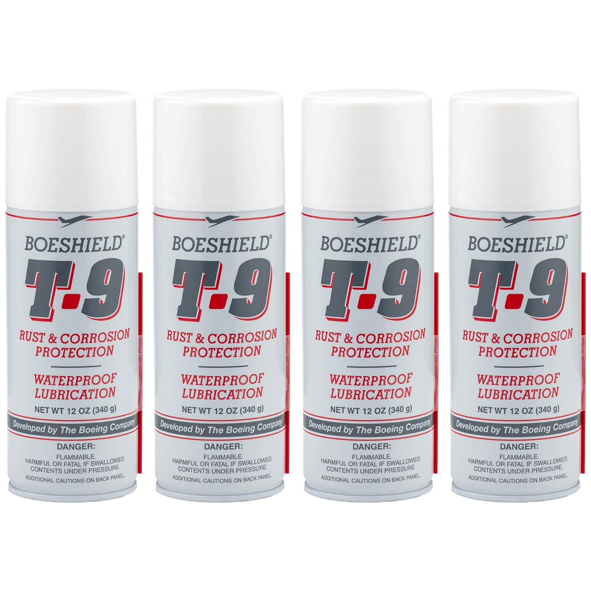 Waterproof Wax-Based Lubricant & Corrosion Inhibitor, 12 oz Aerosol, Pack of 4 V844