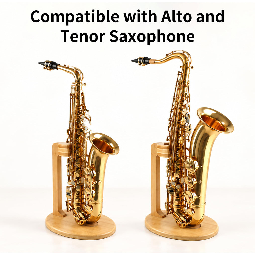Alto Tenor Saxophone Stand Wooden Y88733