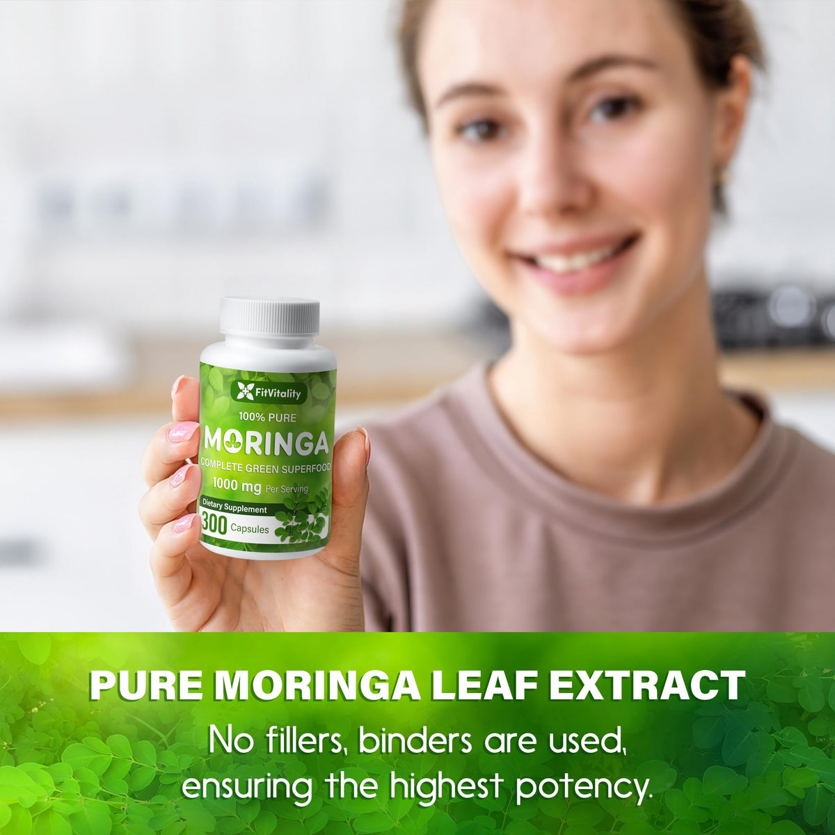 Moringa Capsules 300 Count P8532