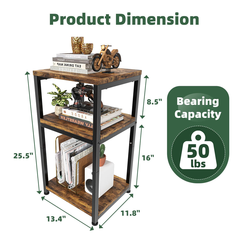 3 Tiers Shelf Side Table Y1541