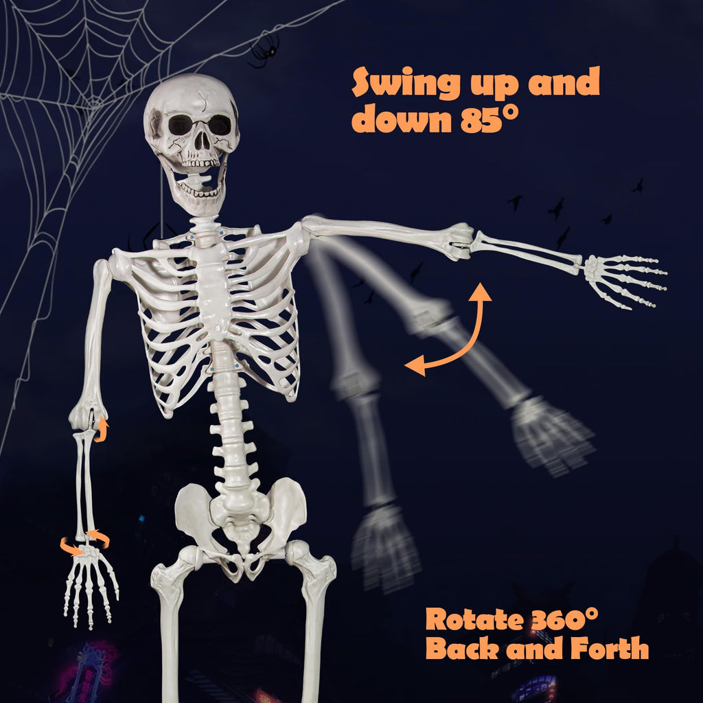 Life Size Skeleton with Posable Joints T74274